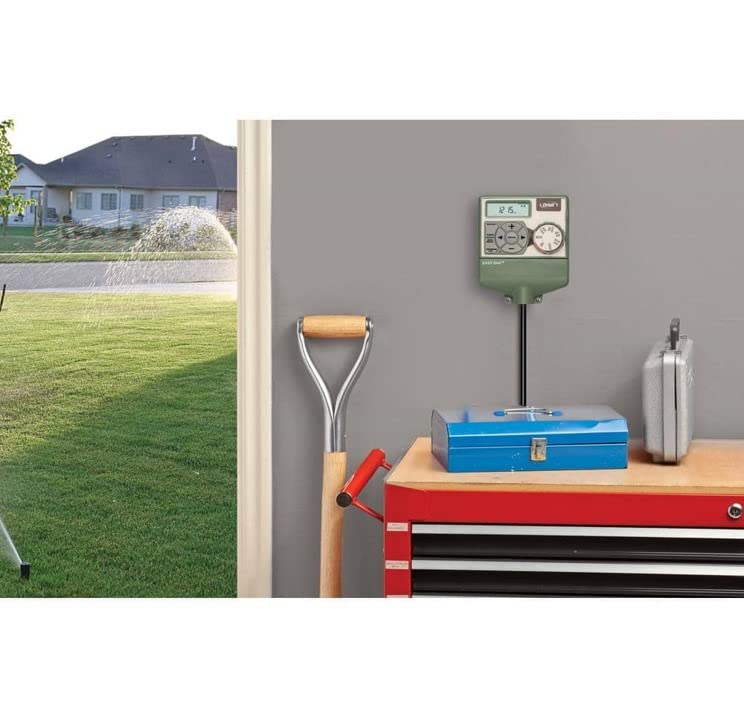 Orbit 57596 Easy Dial 6-Station Indoor Sprinkler Controller, Green - Image 2